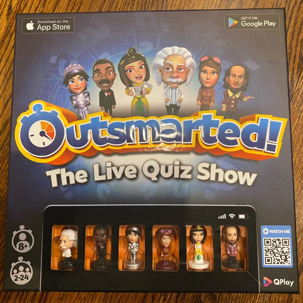 Outsmarted The Live Family Quiz Show Board‎ Game 2-24 Players